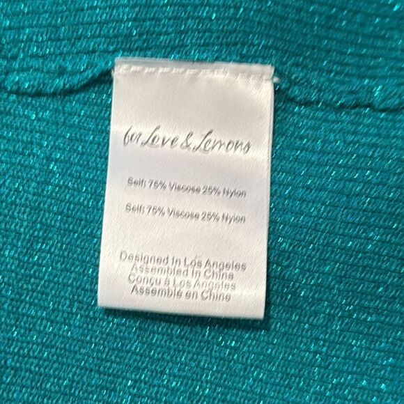 NWT For Love & Lemons Loreli Midi Dress Electric Blue Large Revolve - Picture 15 of 16